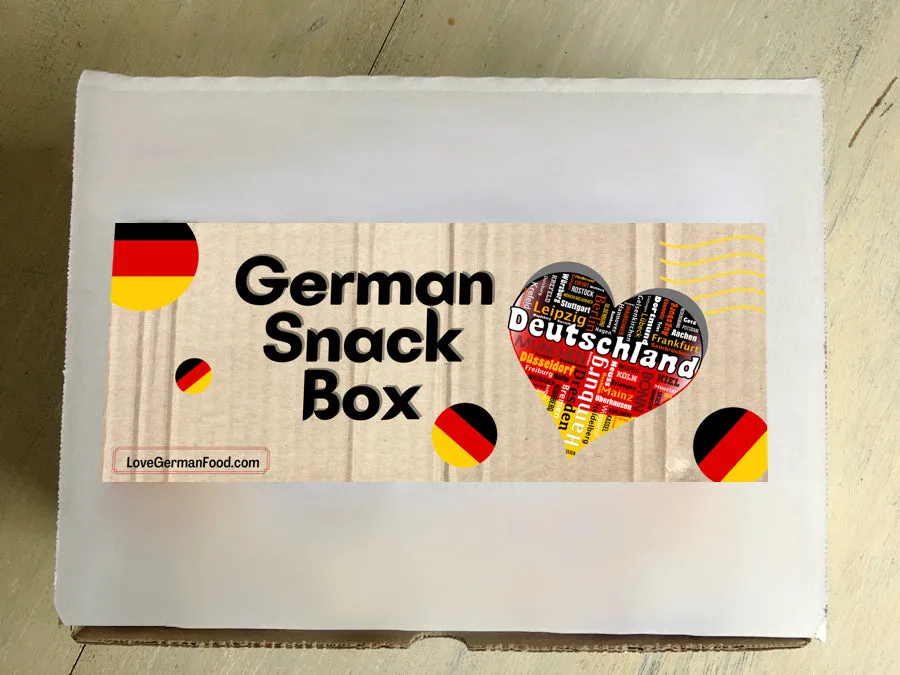 German Snack Box - Filled with Snacks from Germany - German Giftbox