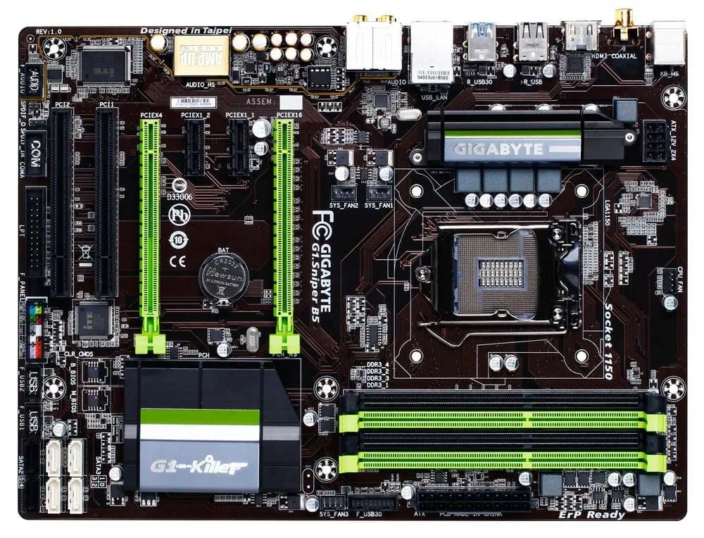 Gigabyte GA-G1.sniper b5 Desktop computer motherboard B85 1150 socket ddr3 ATX HDMI