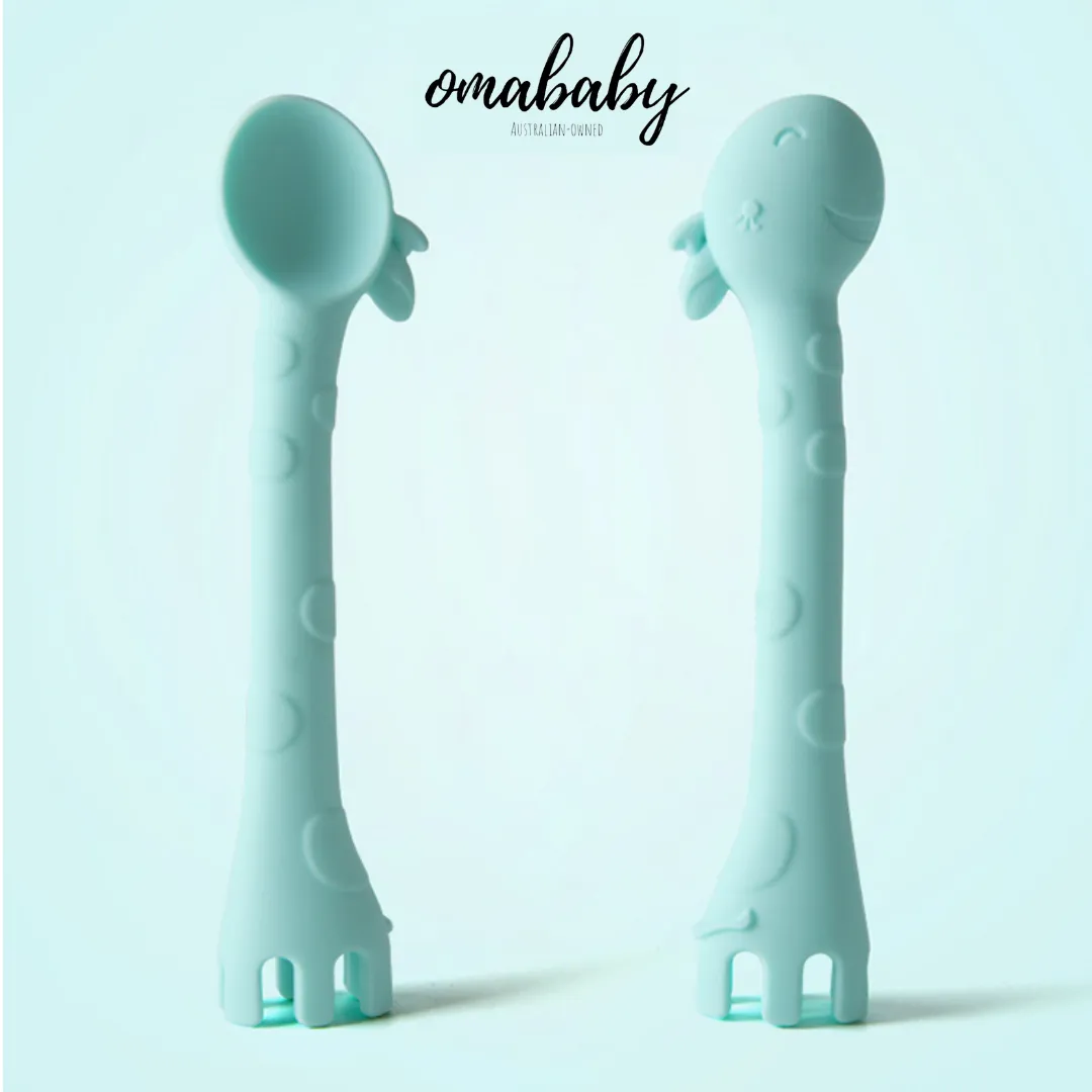 Giraffe 2-in-1 Silicone Spork