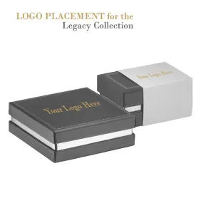 Gold Accented Cardboard Earring Box, Legacy Collection