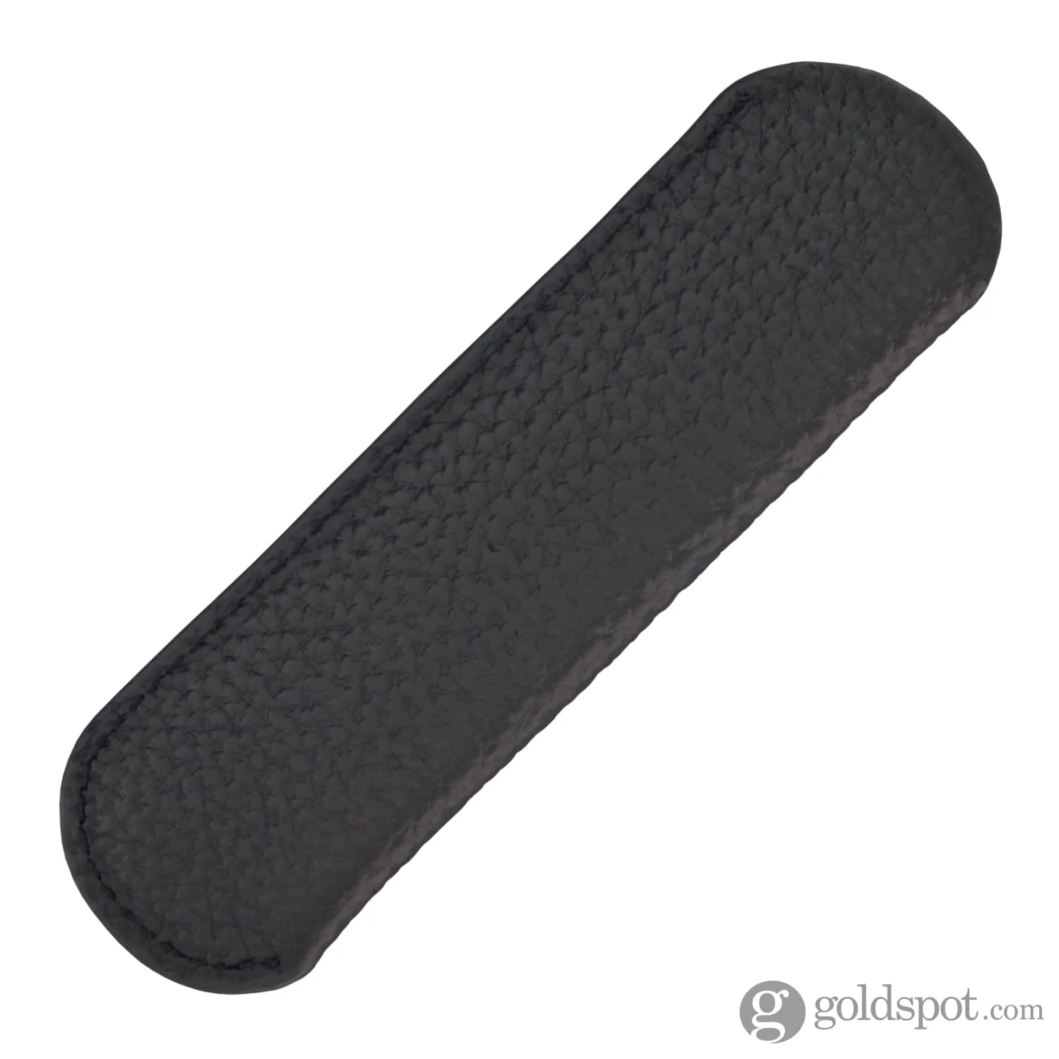 Goldspot Mini Single Pen Leather Sleeve in Pebbled Black