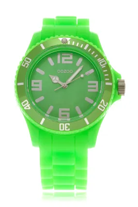 GREEN Fluo Silicone Watch