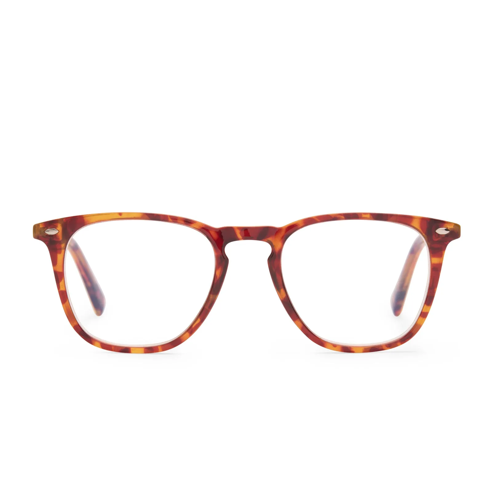 GRIFFIN - AMBER TORTOISE   BLUE LIGHT READERS