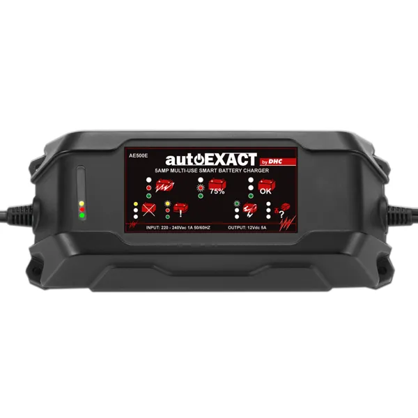 GT-DHCAE300 Automotive Intelligent Digital Charger and Maintainer 3 Amp Smart Car Battery Charger, DHC AE300