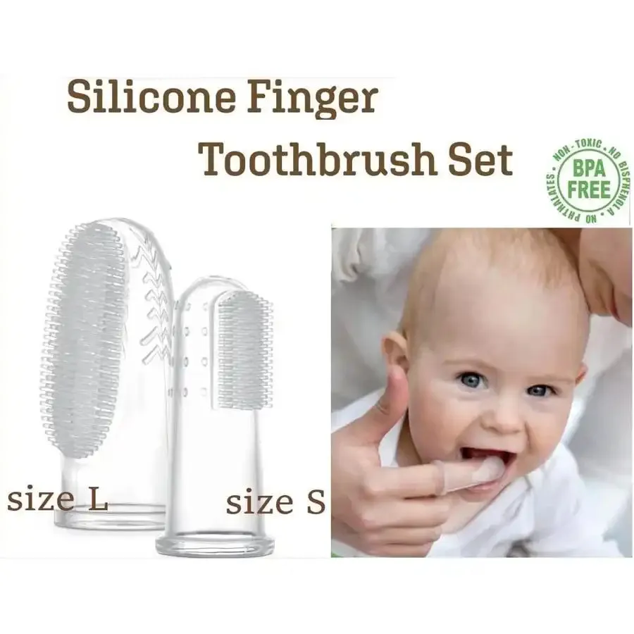 Haakaa Silicone Finger Brush Set