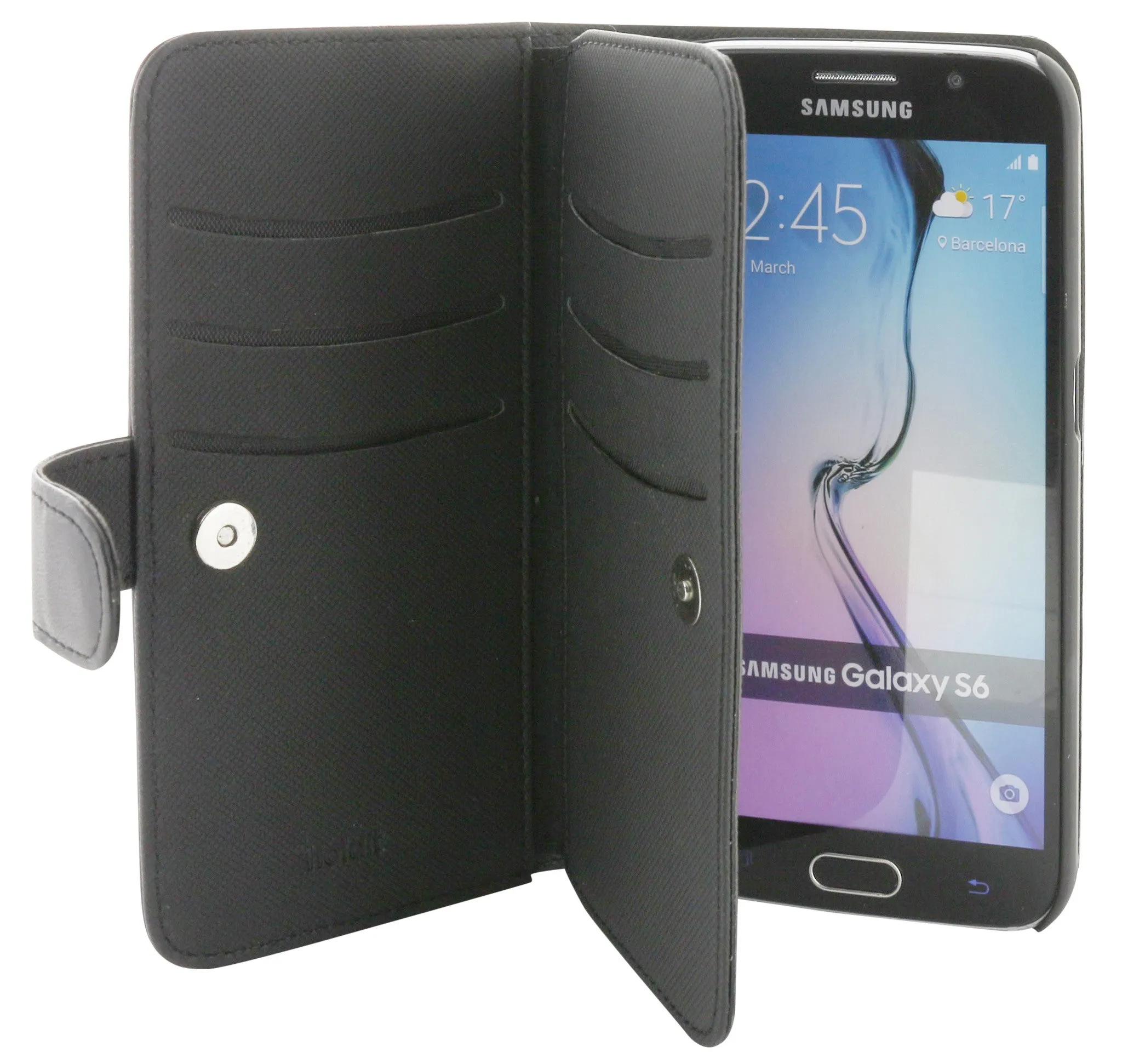 Holdit Wallet Case Extended II   Magnet for Galaxy S6 (6 Card Pockets)