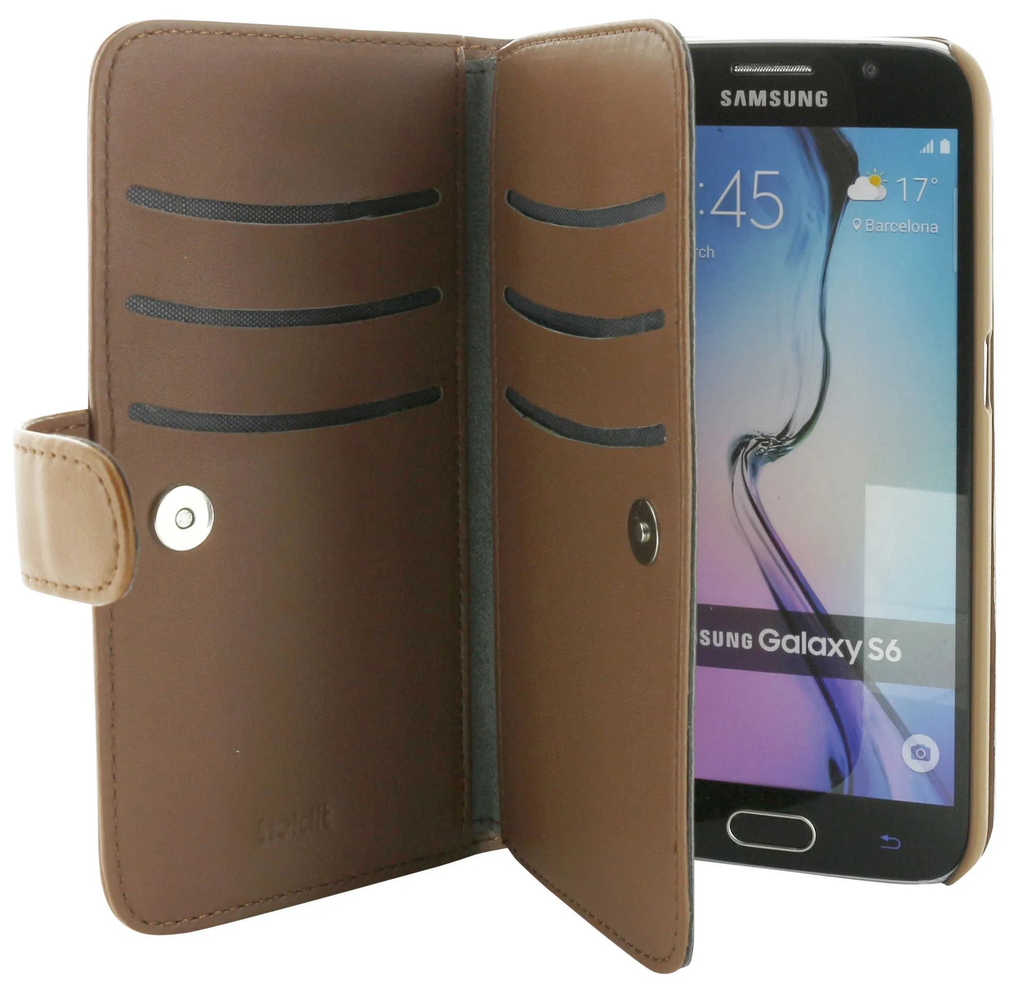 Holdit Wallet Case Extended II   Magnet for Galaxy S6 (6 Card Pockets)