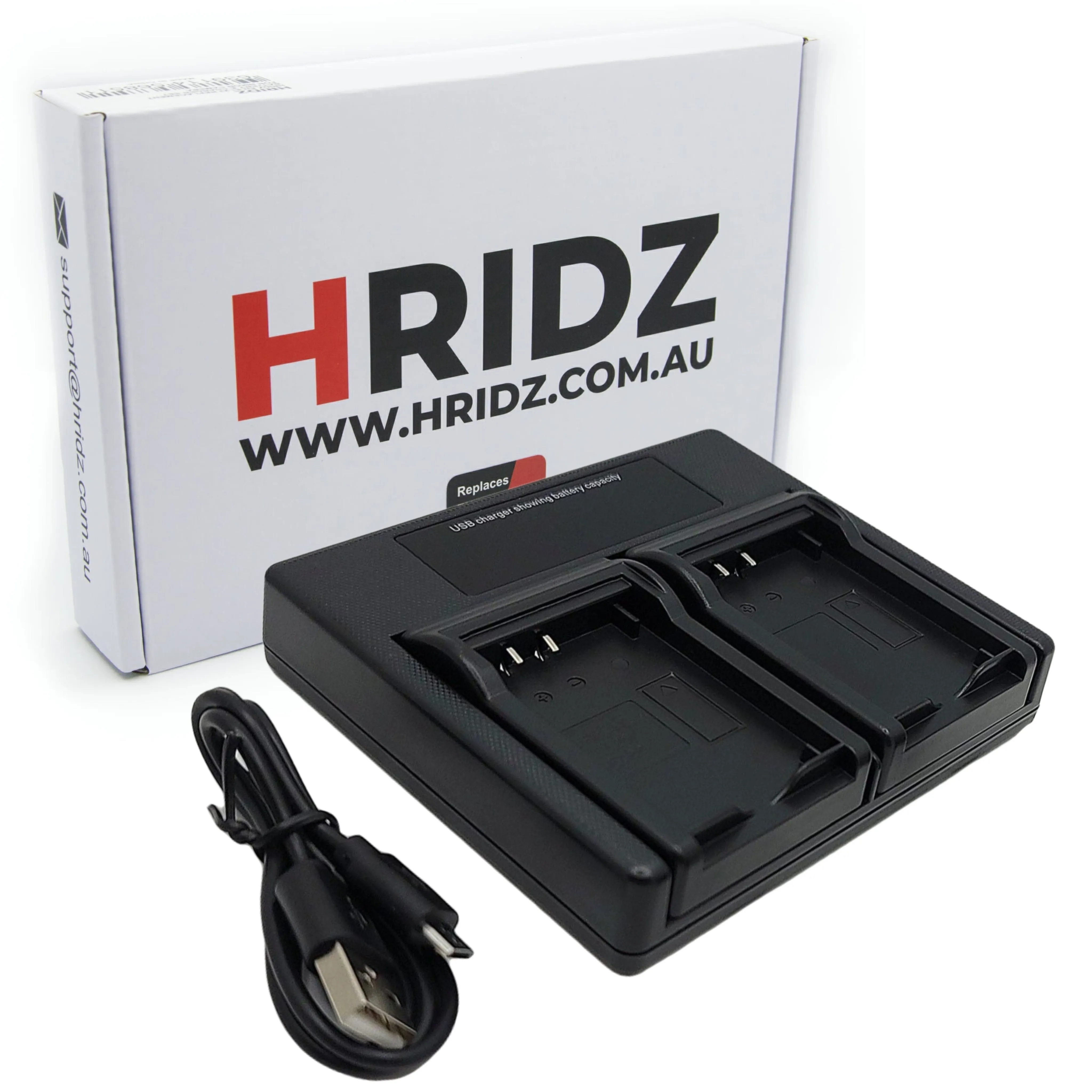 Hridz AHDBT-401 Charger for GoPro HERO4 BLACK HERO4 SILVER Camera Battery