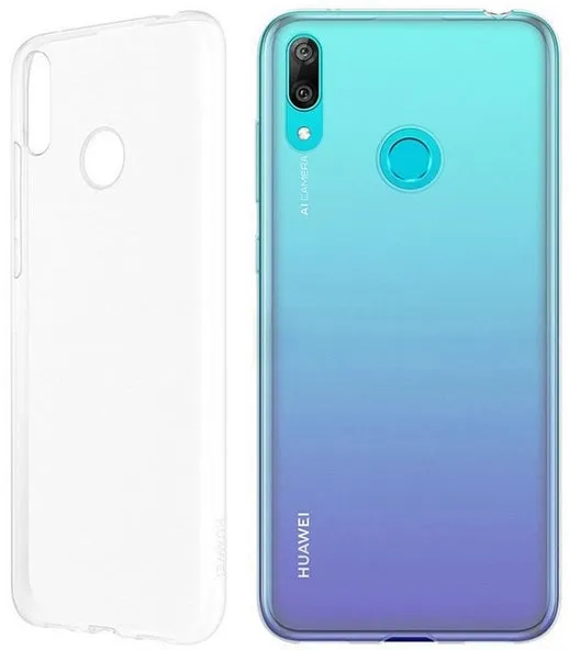 Huawei Y6 2019 Official Flexible Clear Case - Transparent