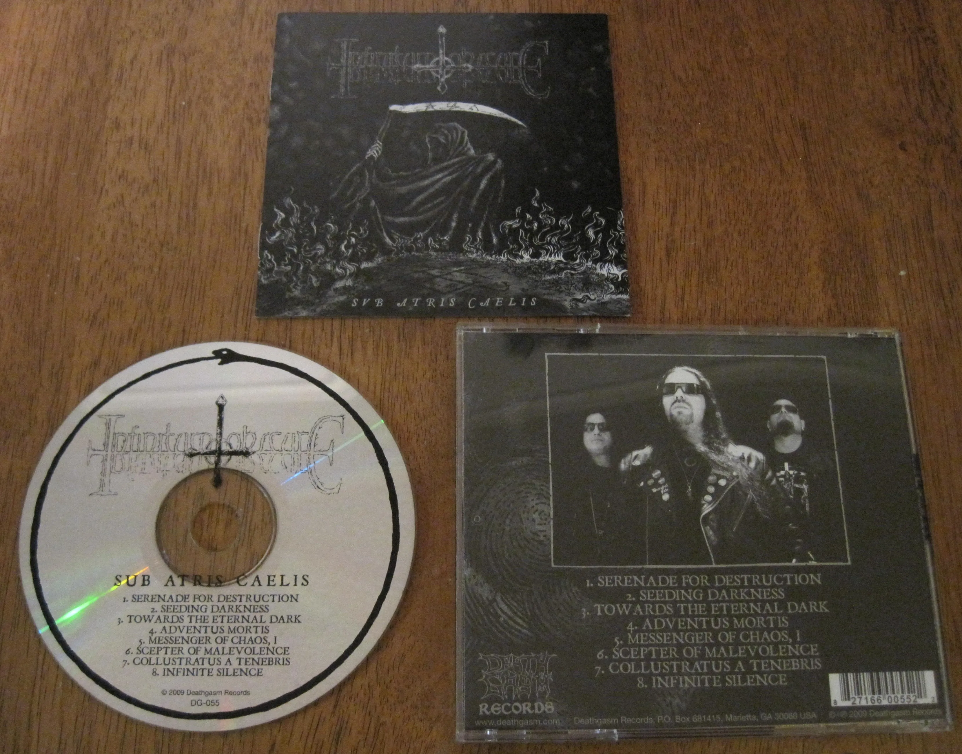 INFINITUM OBSCURE - 2009 - Sub Atris Caelis CD