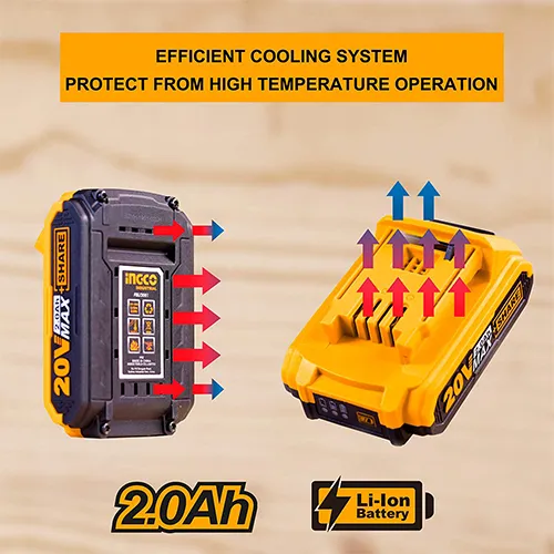 INGCO LI-ION Battery Power Tool Charger 20.0V [FCLI2001/ FCLI2003 (Fast Charge)]