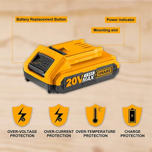 INGCO LI-ION Battery Power Tool Charger 20.0V [FCLI2001/ FCLI2003 (Fast Charge)]