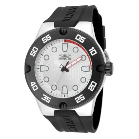 Invicta Men's Pro Dive 50m Stainless Steel Silicone Black Watch 18023