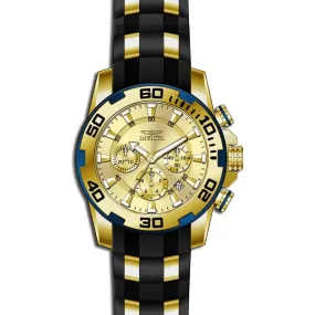 Invicta Men's Pro Diver Quartz Chronograph Gold Dial Watch 22345