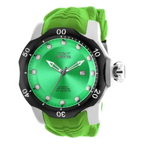 Invicta Men's Venom Automatic 1000m Stainless Steel Green Silicone Watch 19307