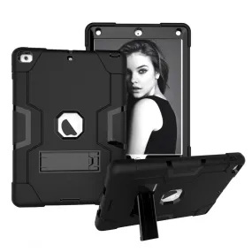 iPad (2018) kickstand silicone case - All Black