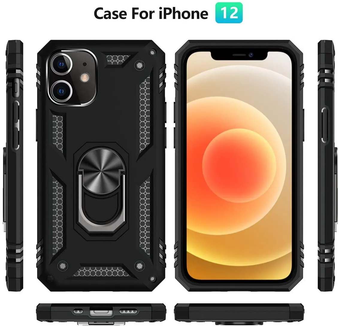 iPhone 12 Pro Max Ring Car Case | iPhone 12 Pro Max Kickstand Case