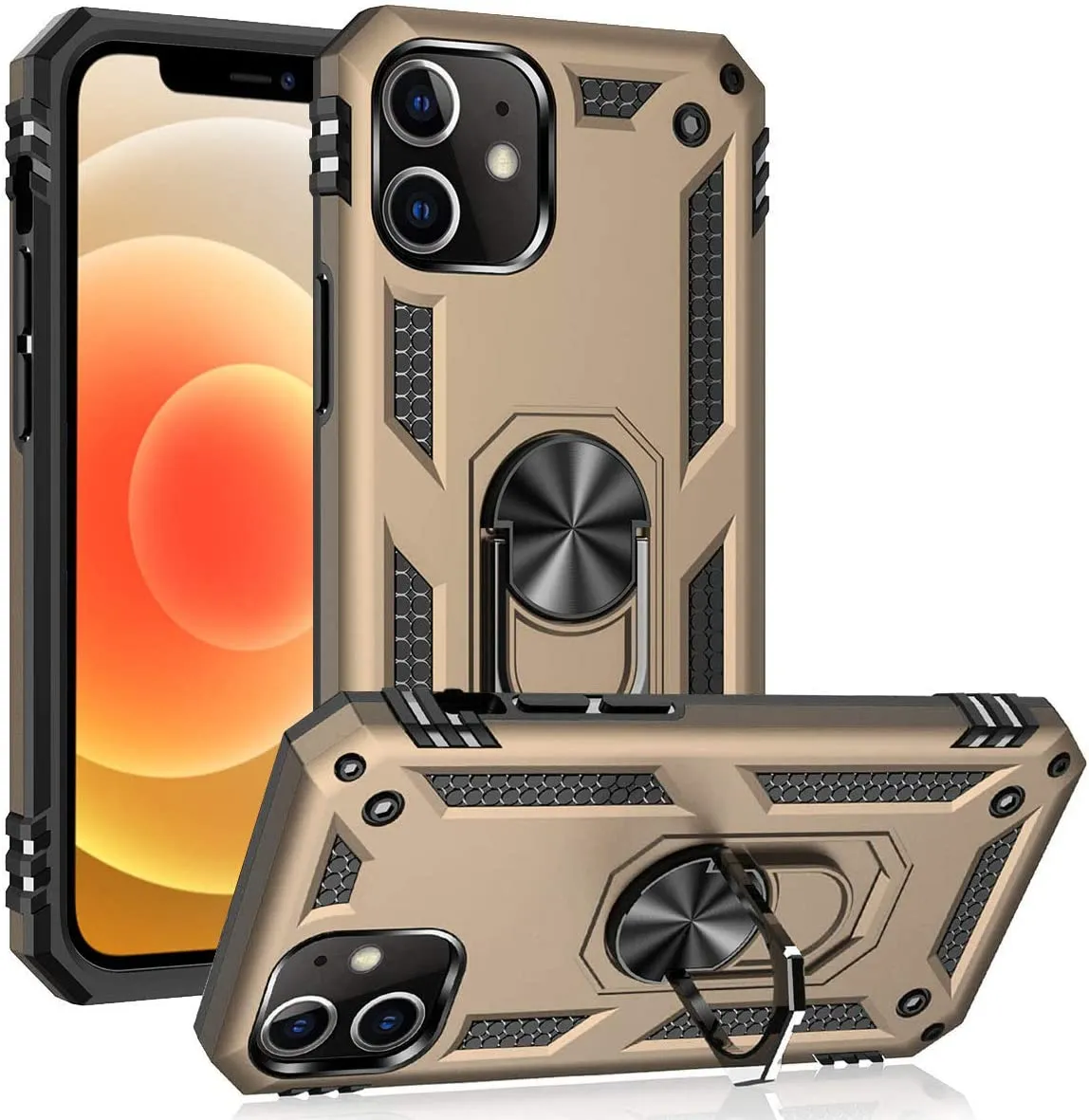 iPhone 12 Pro Max Ring Car Case | iPhone 12 Pro Max Kickstand Case