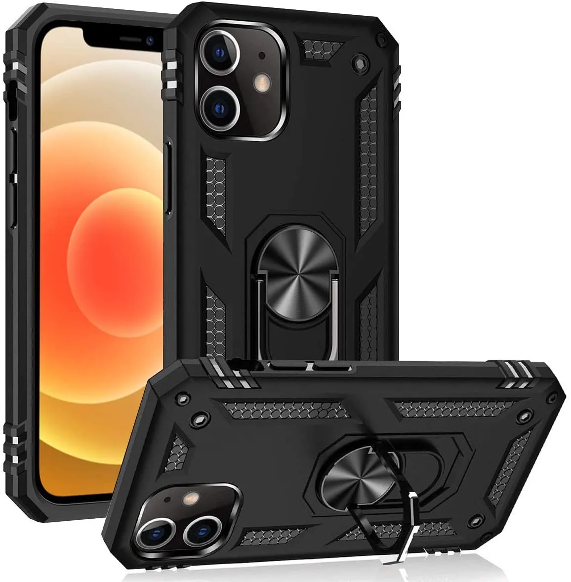 iPhone 12 Pro Max Ring Car Case | iPhone 12 Pro Max Kickstand Case