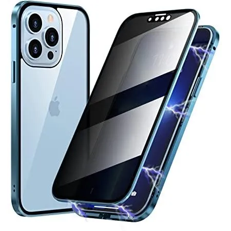 iPhone 14/ 14 Pro/ 14 Pro Max Privacy Magnetic 360 Full Protection Case