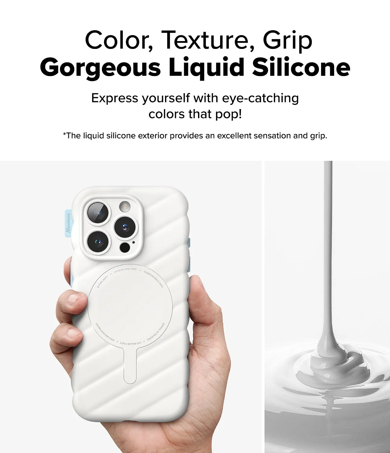 iPhone 16 Pro Case | Macaron Silicone Magnetic