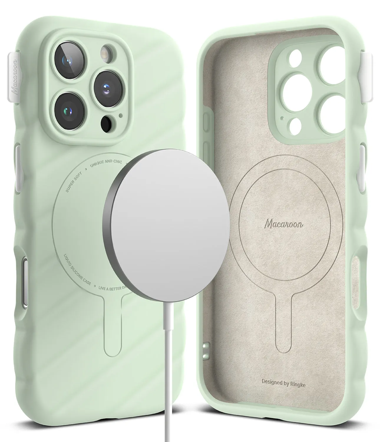 iPhone 16 Pro Case | Macaron Silicone Magnetic