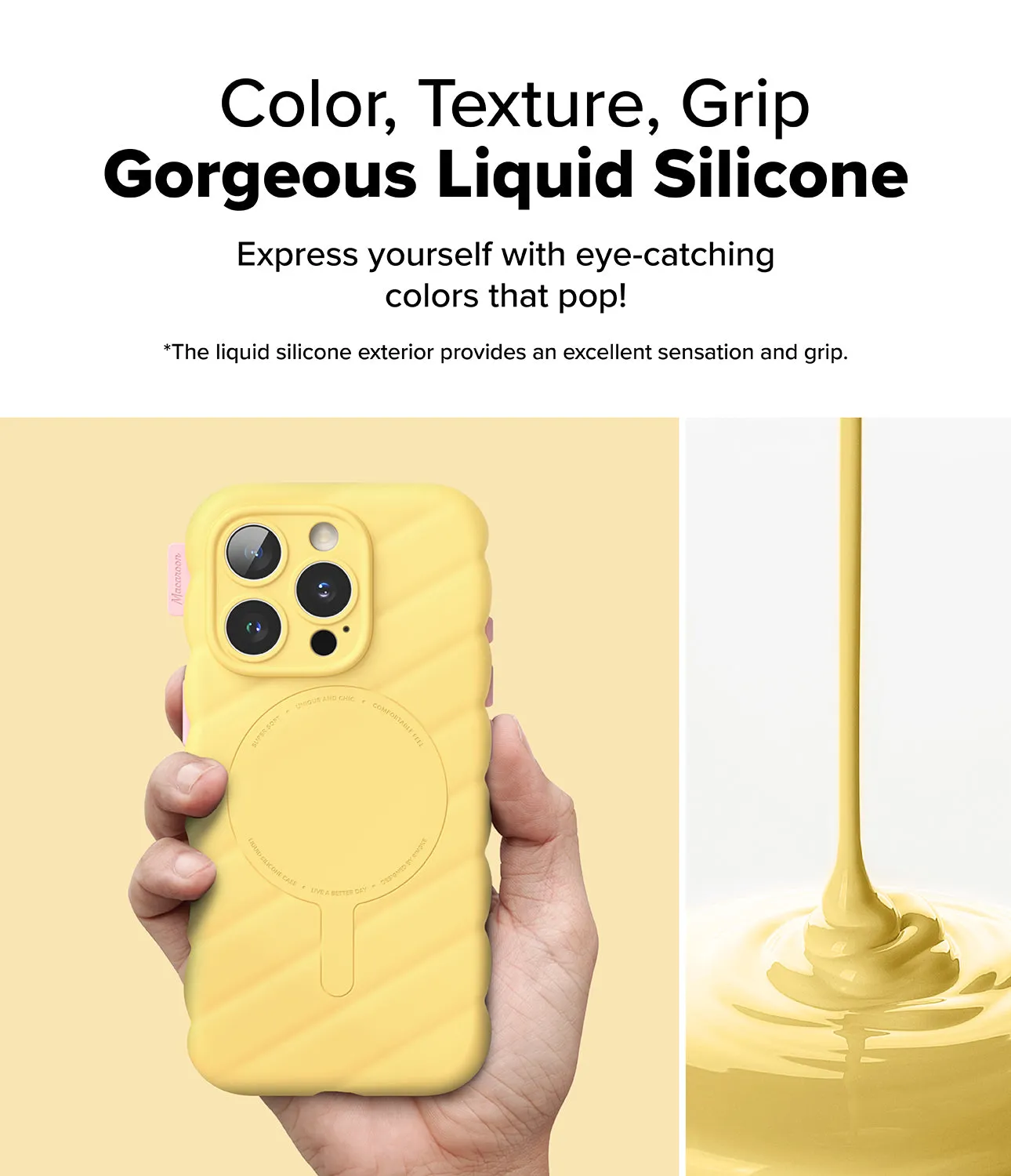 iPhone 16 Pro Case | Macaron Silicone Magnetic