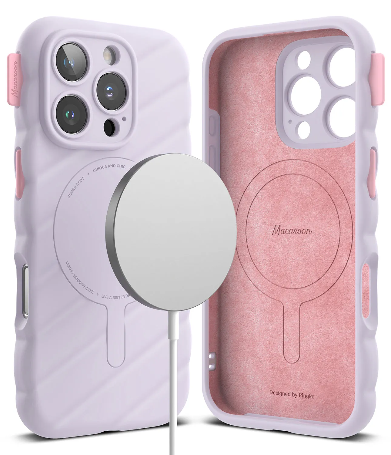 iPhone 16 Pro Case | Macaron Silicone Magnetic