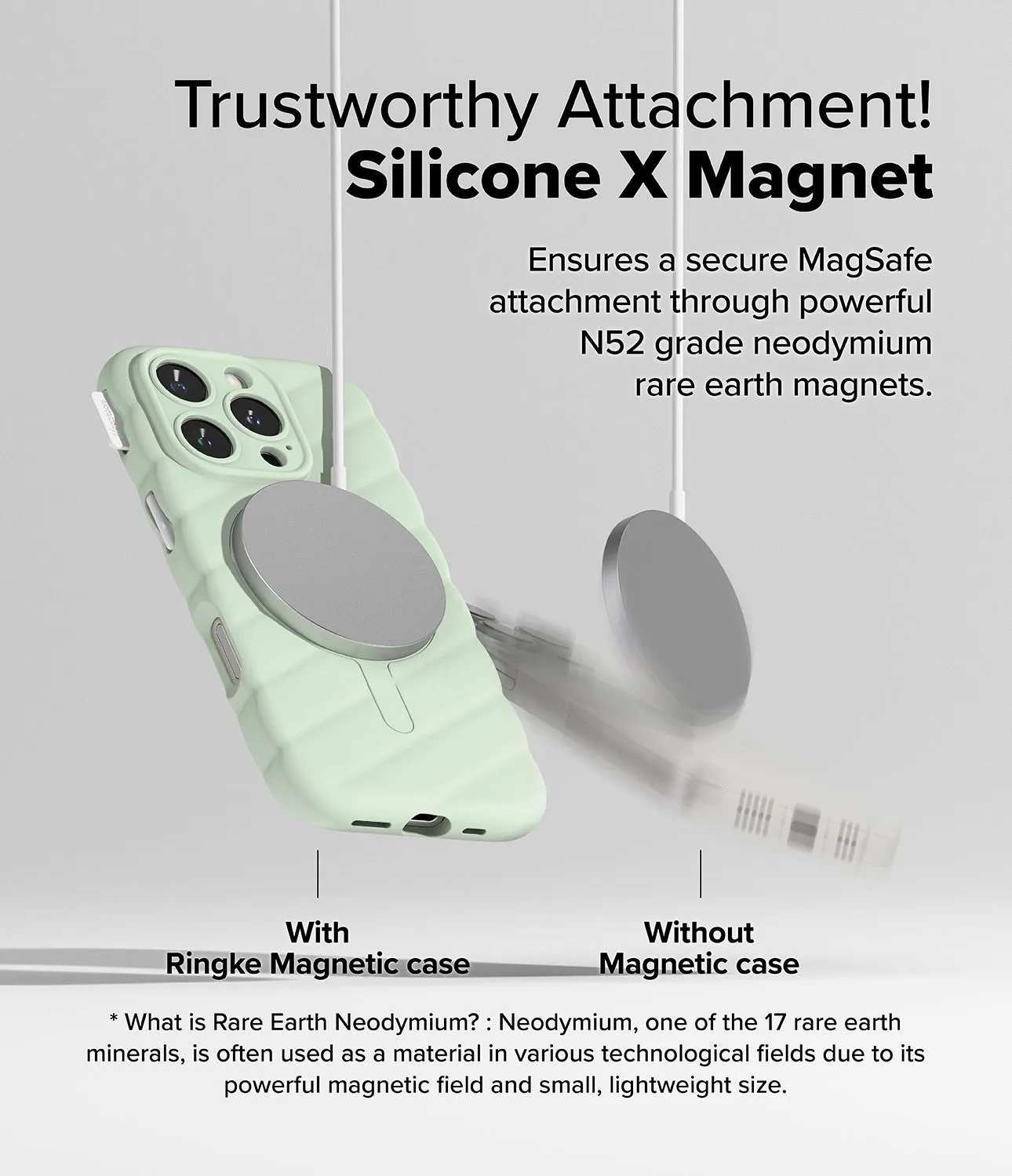 iPhone 16 Pro Case | Macaron Silicone Magnetic