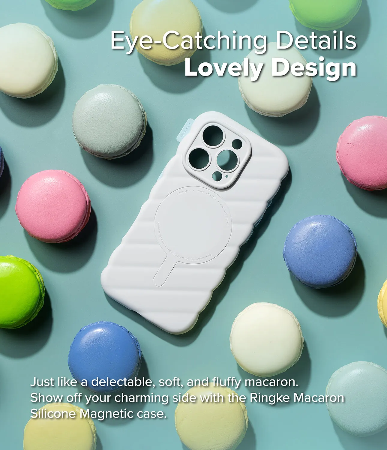 iPhone 16 Pro Case | Macaron Silicone Magnetic