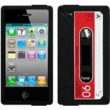 iPhone 4 / 4S Cassette Design Silicon Case