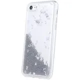 iPhone SE 2 (2020) / SE 2022 Liquid Letters Glitter Cover - Silver