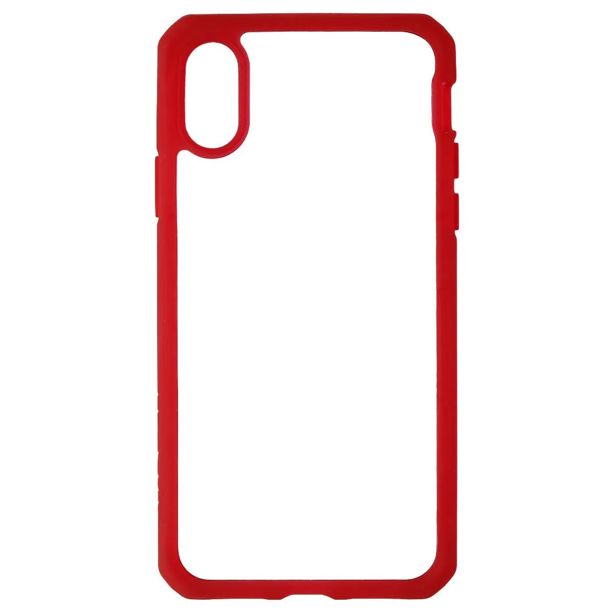 ITSKINS Hybrid Frost Case for Apple iPhone Xs/X (5.8 Inch) - Red / Transparent