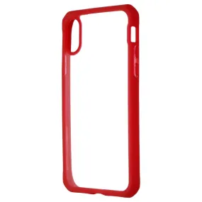 ITSKINS Hybrid Frost Case for Apple iPhone Xs/X (5.8 Inch) - Red / Transparent