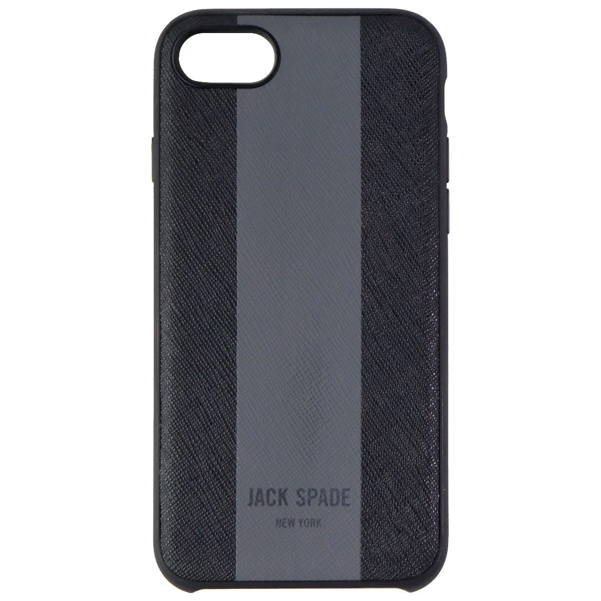 Jack Spade Snap Case for iPhone SE (2nd Gen) & 8 / 7 - Black/Gray Stripe