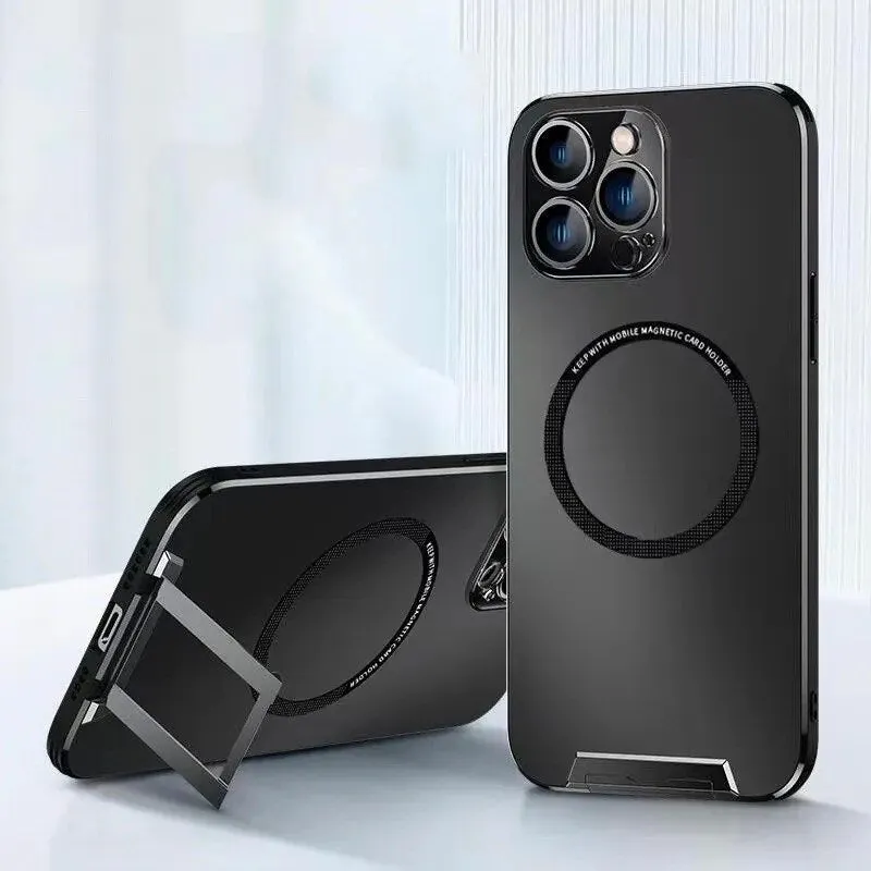 Jenacase- Magnetic Phone Case with Invisible Kickstand For iPhone