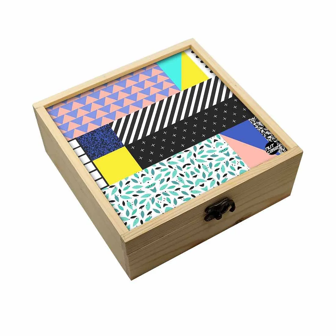 Jewellery Box Makepup Organizer -  Checkbox Pattern