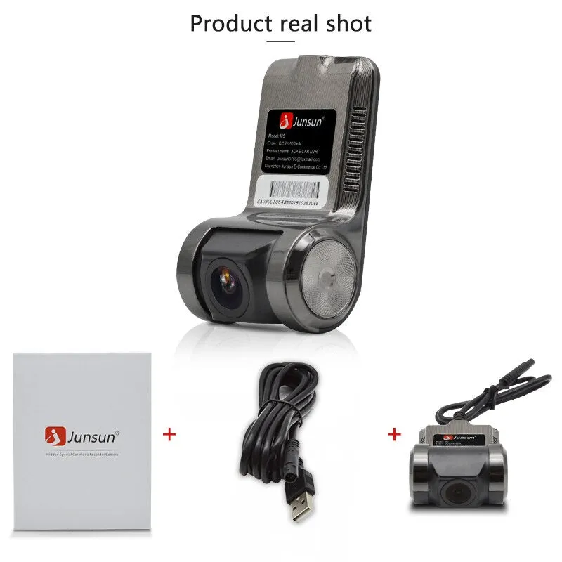 Junsun Dash Cam Front 1080P HD Recording DVR ADAS