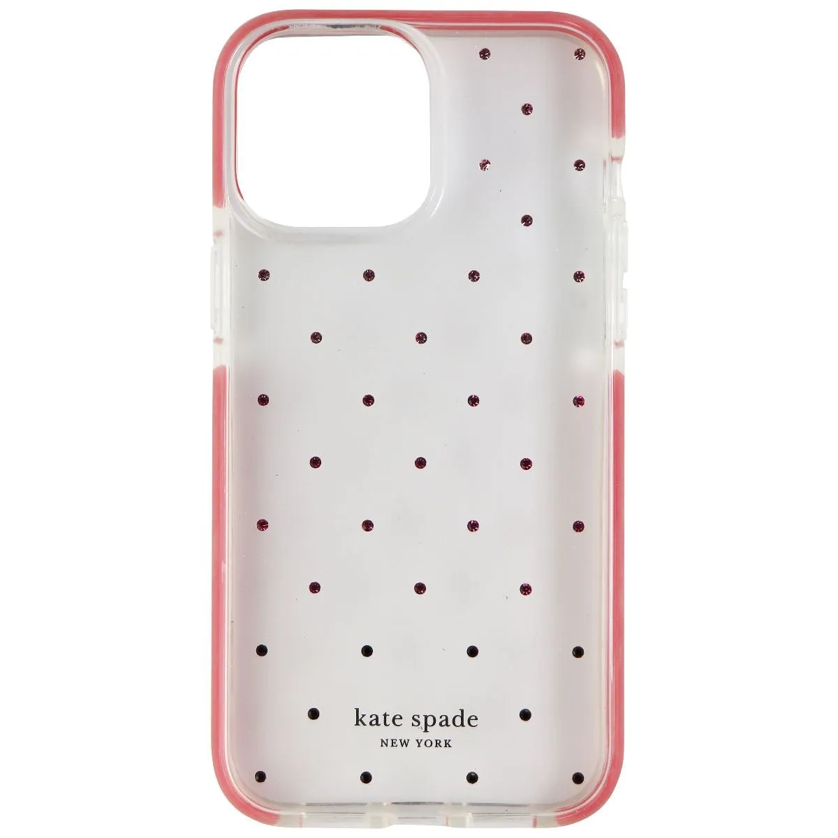 Kate Spade Defensive Case for iPhone 13 Pro Max - Pin Dot Ombre Pink/Clear