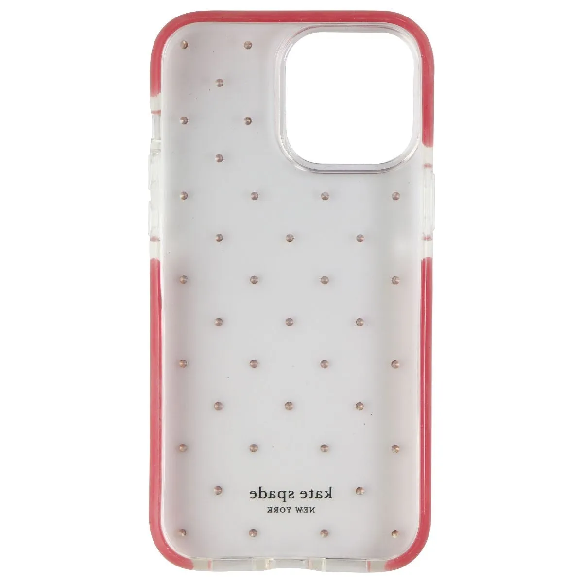 Kate Spade Defensive Case for iPhone 13 Pro Max - Pin Dot Ombre Pink/Clear