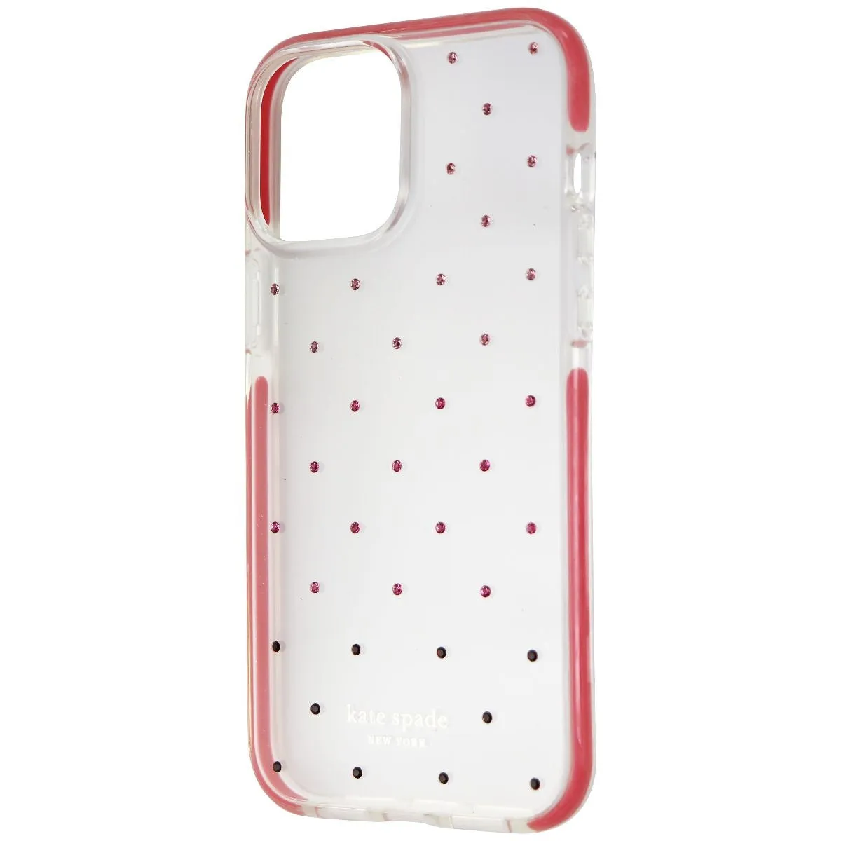 Kate Spade Defensive Case for iPhone 13 Pro Max - Pin Dot Ombre Pink/Clear