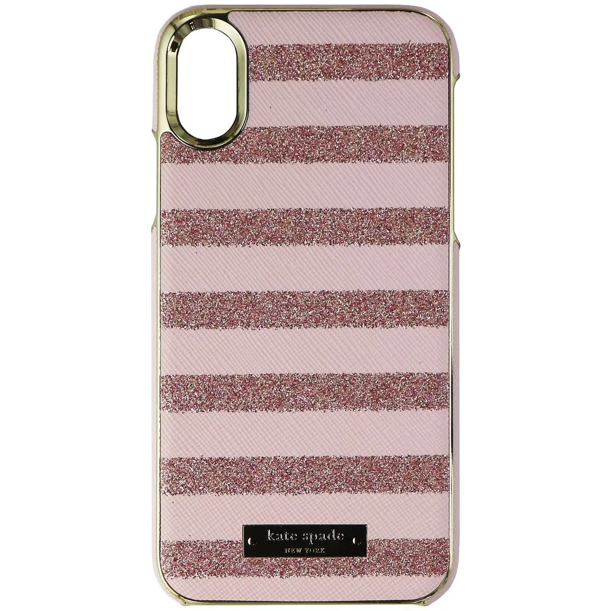 Kate Spade Wrap Series Hard Case for Apple iPhone Xs/X - Rose Quartz Saffiano