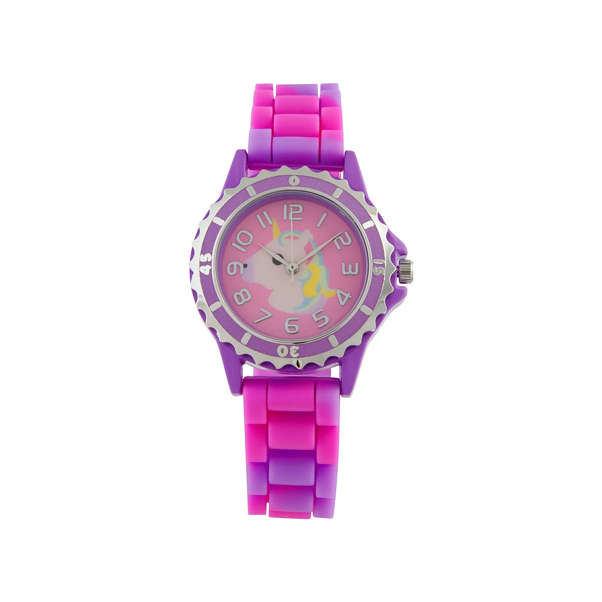 Kids Purple Unicorn Silicone Watch