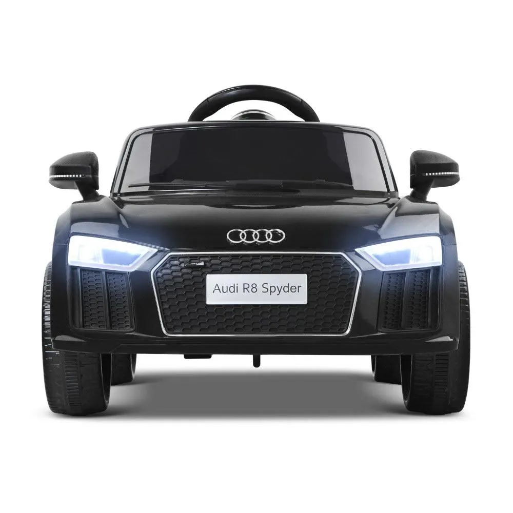 Kids Ride on Car Audi R8 Licensed Sports Electric Toy Cars - Black