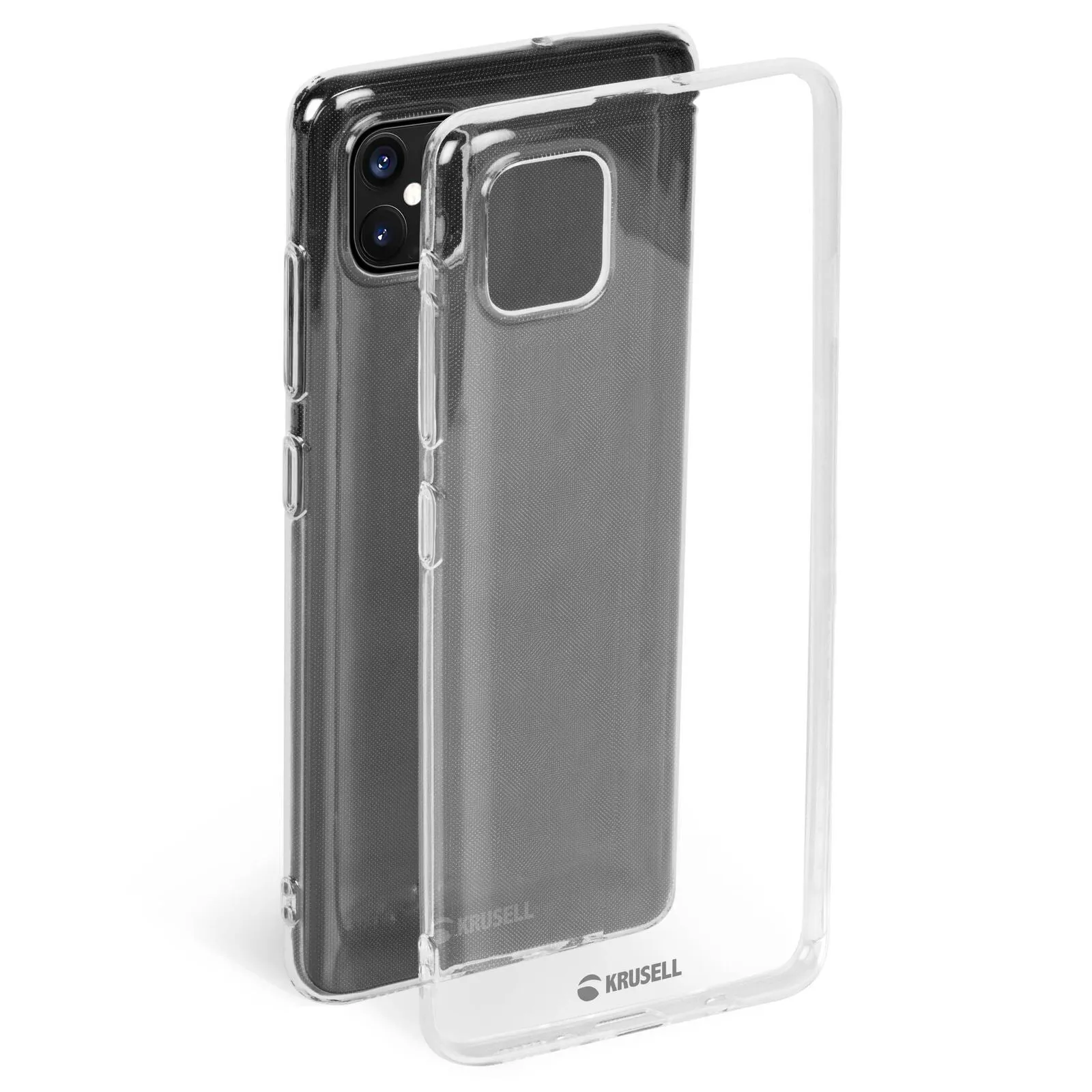 Krusell Soft Cover for iPhone 12/Pro 6.1" Clear Slim TPU Case