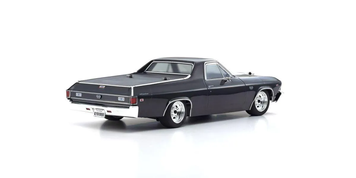 Kyosho 1/10 4WD Phaser Mk2 FZ02L 1969 Chevrolet El Camino SS 396 Tuxedo Black 34419T1