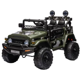 LED Lights Toyota FJ Cruiser Kids Electric Ride On Car