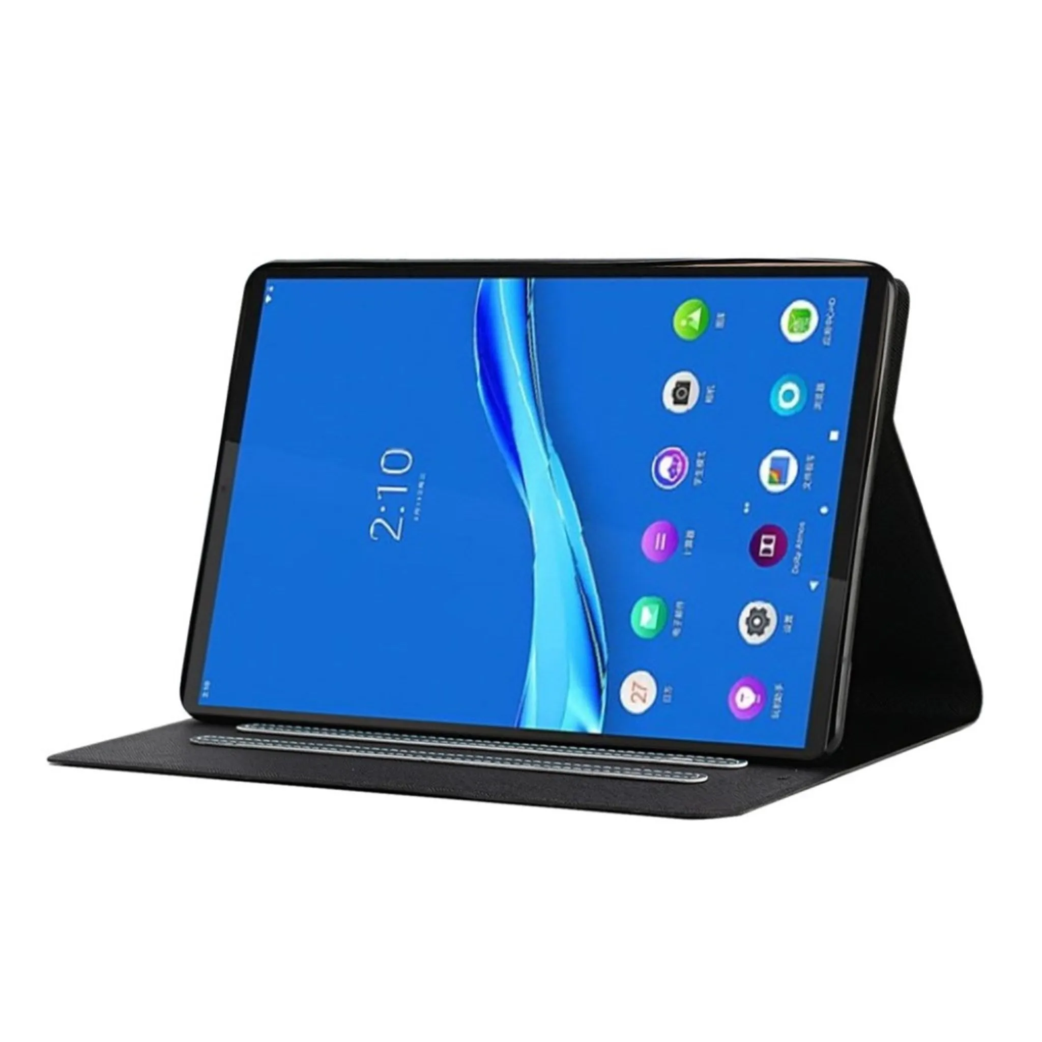 Lenovo Tab M10 FHD Plus simple themed leather case - Dark Blue