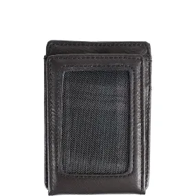 Levi's Men's Slim Card Case Wallet - Black