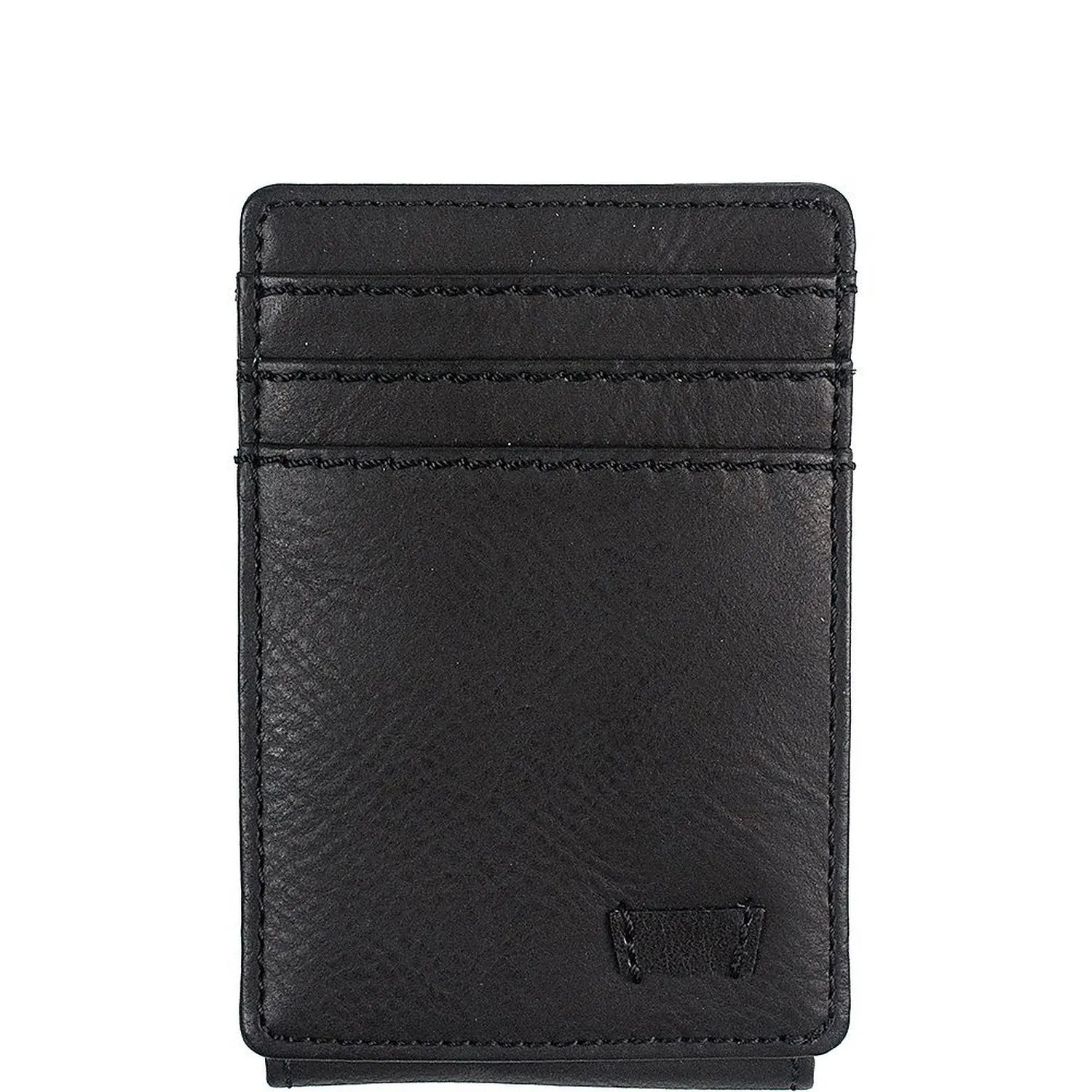 Levi's Men's Slim Card Case Wallet - Black